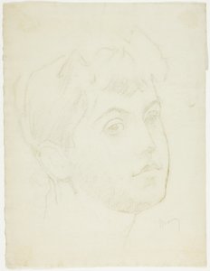 Portret głowy młodej kobiety autorstwa Charles Maurin