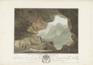 Widok na krajobraz z Jaskini Smoka Vue de la Caverne du Dragon dans le Canton d
