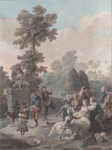 Tamburyn, 1788-94. autorstwa Charles Melchior Descourtis