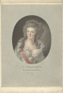 Portret Wilhelminy Prus, księżnej Orańskiej-Nassau F: S: Wilhelmine de Prusse Princesse d