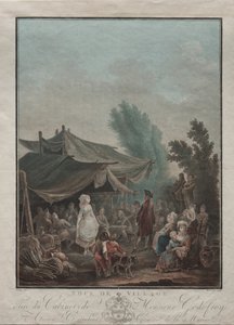 Wiejskie wesele autorstwa Charles Melchior Descourtis