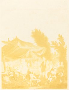 Noce de Village (Wesele na wsi) autorstwa Charles Melchior Descourtis after Nicolas Antoine Taunay