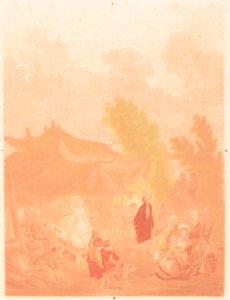 Noce de Village (Wesele na wsi) autorstwa Charles Melchior Descourtis after Nicolas Antoine Taunay