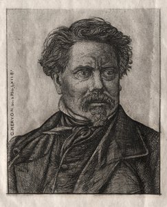 Benjamin Fillon, literat autorstwa Charles Meryon
