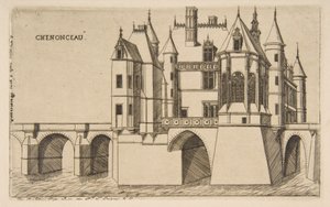 Zamek w Chenonceau, nr 2 autorstwa Charles Meryon