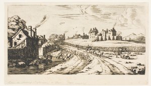 Wejście na przedmieście Saint-Marceau w Paryżu autorstwa Charles Meryon