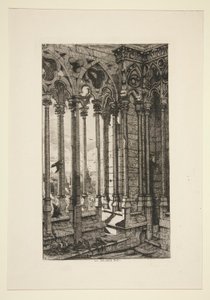 Galeria Notre Dame autorstwa Charles Meryon