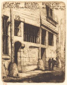 Ulica Złych Chłopców, Paryż (Ulica Złych Chłopców) autorstwa Charles Meryon