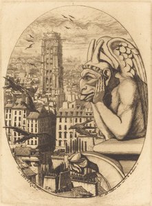 Le Stroge (Wampir) autorstwa Charles Meryon