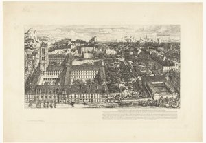 Liceum Henryka IV w Paryżu Collège Henri IV lub Lycée Napoléon (tytuł na obiekcie) autorstwa Charles Meryon