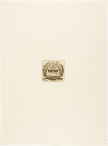 Grób Moliera, cmentarz Père-Lachaise, Paryż autorstwa Charles Meryon