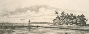 Oceania, wysepki w Uvea autorstwa Charles Meryon