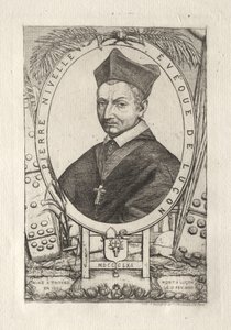 Pierre Nivelle, biskup Luzonu autorstwa Charles Meryon
