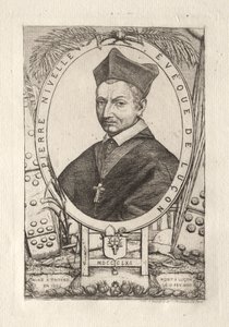 Pierre Nivelle, biskup Luzonu autorstwa Charles Meryon