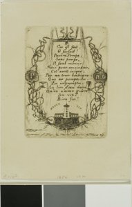 Pompe Notre-Dame, Paryż, mały talerz autorstwa Charles Meryon
