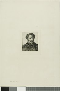 Portret Benjamina Fillona, pisarza i historyka autorstwa Charles Meryon