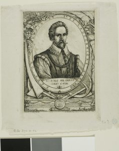 Portret René de Laudonnière Sablais (de Burdigale) autorstwa Charles Meryon