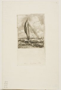 Swift-Sailing Proa, Archipelag Mulgrave, Oceania autorstwa Charles Meryon