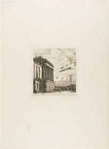 Admiralicja, Paryż autorstwa Charles Meryon