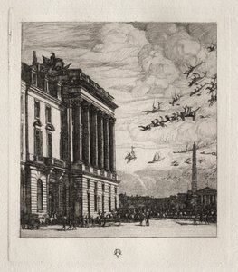 Admiralicja, Paryż autorstwa Charles Meryon