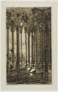 Galeria Notre-Dame, Paryż autorstwa Charles Meryon