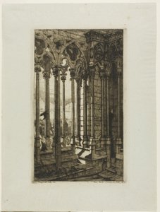 Galeria Notre-Dame, Paryż autorstwa Charles Meryon