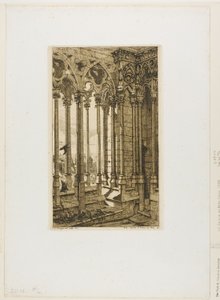 Galeria Notre-Dame, Paryż autorstwa Charles Meryon