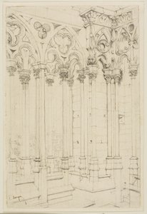 Galeria Notre-Dame, Paryż autorstwa Charles Meryon