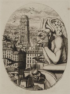 Gargulec autorstwa Charles Meryon