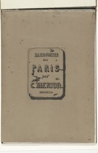 Tytuł w albumie Eaux-fortes sur Paris Akwaforty na Paryżu (tytuł serii) autorstwa Charles Meryon
