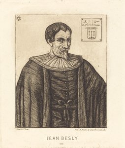 Jean Besly autorstwa Charles Meryon after Jaspar Isacsz