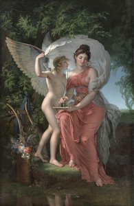 Erato, muza poezji lirycznej, 1800.
