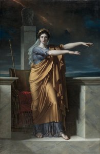 polihymnia, muza elokwencji; Erato, muza poezji lirycznej; Apollo, bóg światła, elokwencji, poezji i sztuk pięknych z Uranią, muzą astronomii; Calliope, muza poezji epickiej; Clio, muza historii