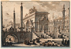 Fantazja architektoniczna: budynki, pomniki i schody