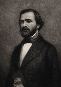Portret kompozytora Giuseppe Verdiego 1813-1901, c. 1850.