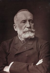 Album Artistique et Biographique, 6 rok, Salon 1885; portret francuskiego malarza Pierre Puvis de Chavannes (1824-1898).