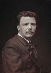 Album Artistique et Biographique, 6 rok, Salon 1885; portret francuskiego malarza Eugène Carrière (1849-1906).