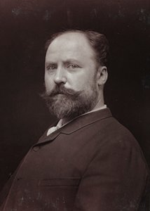 Album Artistique et Biographique, 6 rok, Salon 1885; portret francuskiego malarza Paula Grollerona (1848-1901).