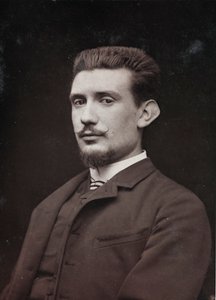 Album Artistique et Biographique, 6 rok, Salon 1885; portret malarza Henri Laurent Desrousseaux (1862-1906).