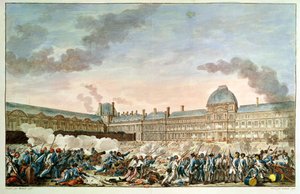 10 sierpnia 1792, ryty Izydor Stanislas Helman (1743-1809) 1792-93