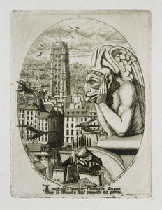 Stryge autorstwa Charles Meryon