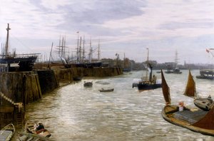 „Czarna ściana”, 1872 r. autorstwa Charles Napier Hemy