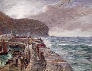 Kolczaste molo autorstwa Charles Napier Hemy