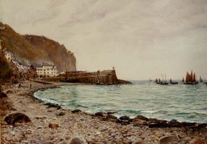 Zaciąganie sieci, 1891 (wc) autorstwa Charles Napier Hemy