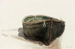 Studium pontonu (ołówek i akwarela na papierze) autorstwa Charles Napier Hemy