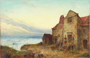 Cienie zachodu słońca, 1865 autorstwa Charles Napier Hemy