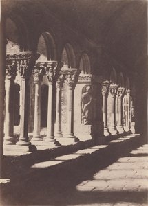 Nawa krużganka kościoła św. Trofima w Arles autorstwa Charles Nègre