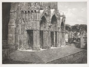 Katedra w Chartres autorstwa Charles Nègre
