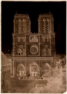 Katedra Notre-Dame w Paryżu autorstwa Charles Nègre