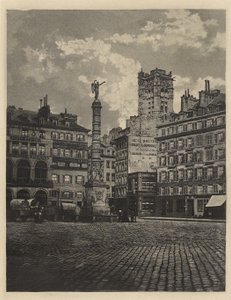 [Place du Châtelet, Paryż] autorstwa Charles Nègre